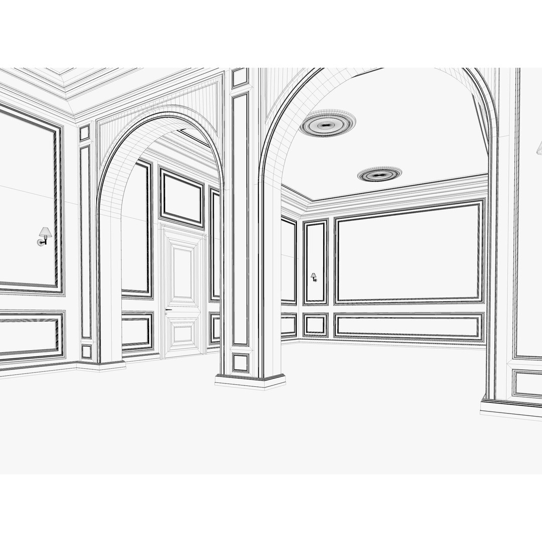 Loft Room 3D Model – Contemporary Interior Design, FBX, Blender - View 15