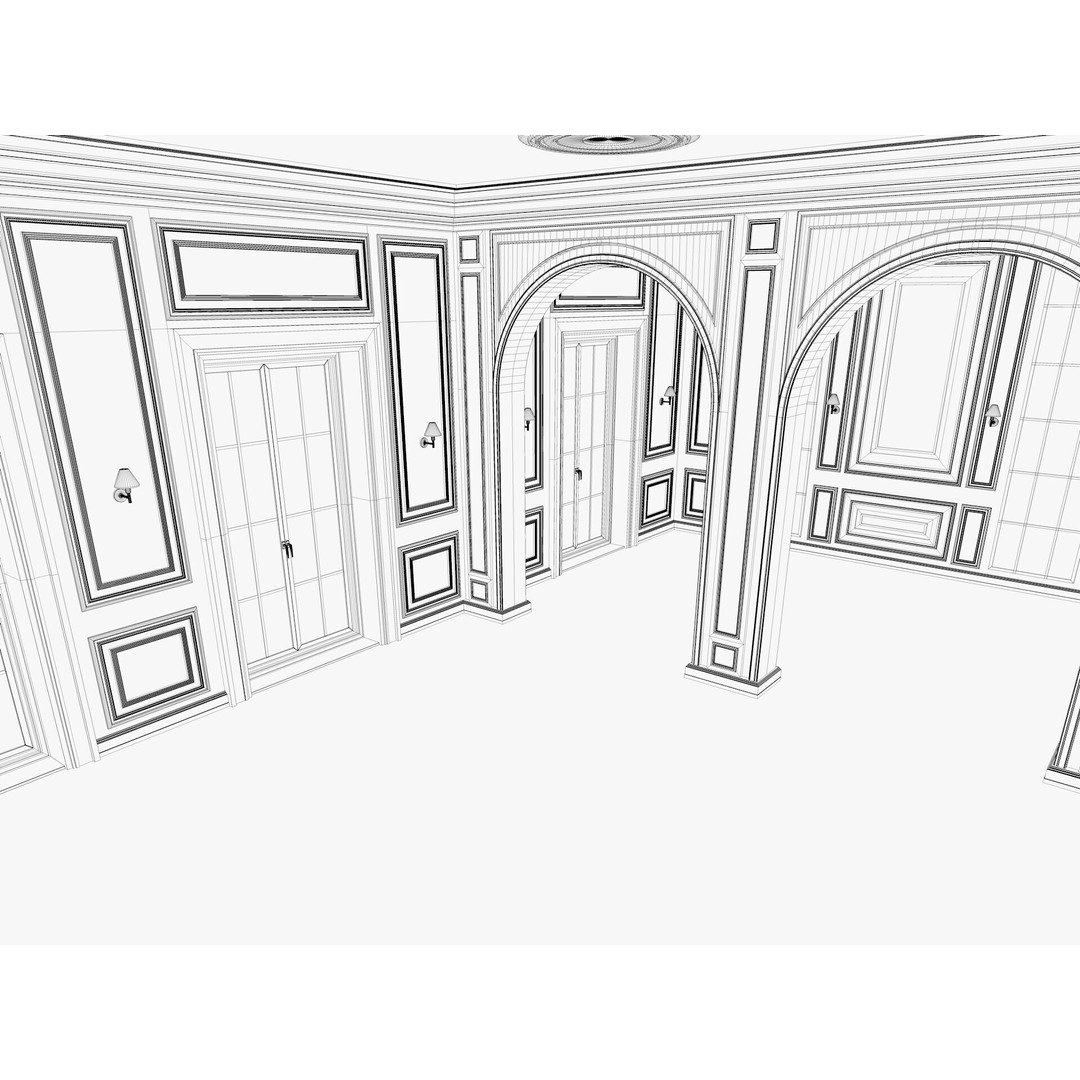 Loft Room 3D Model – Contemporary Interior Design, FBX, Blender - View 17