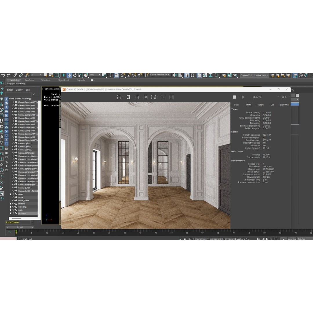 Loft Room 3D Model – Contemporary Interior Design, FBX, Blender - View 20