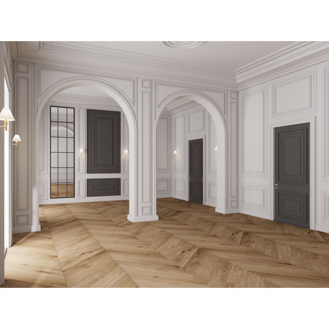 Loft Room 3D Model – Contemporary Interior Design, FBX, Blender - View 5