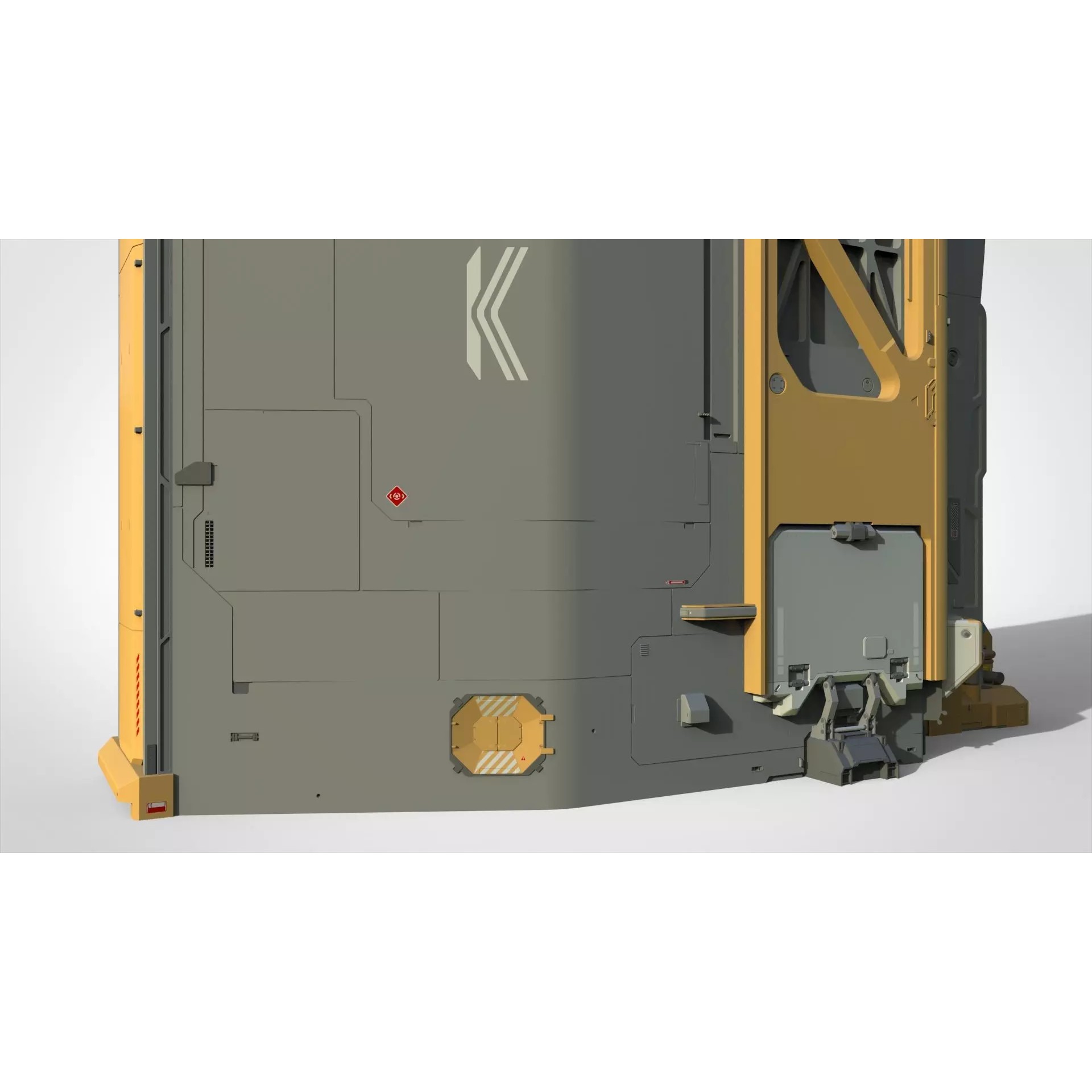 Sci-fi Architecture - Game-Ready 3D Model - View 10