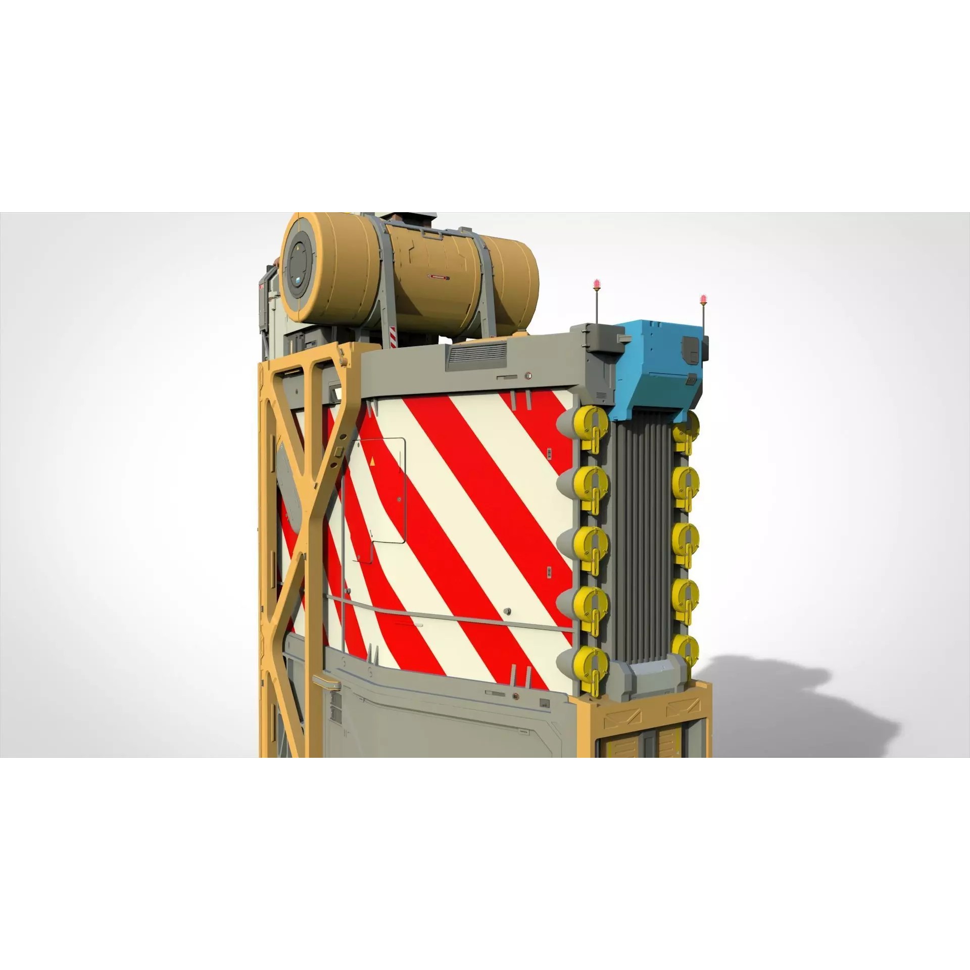 Sci-fi Architecture - Game-Ready 3D Model - View 15