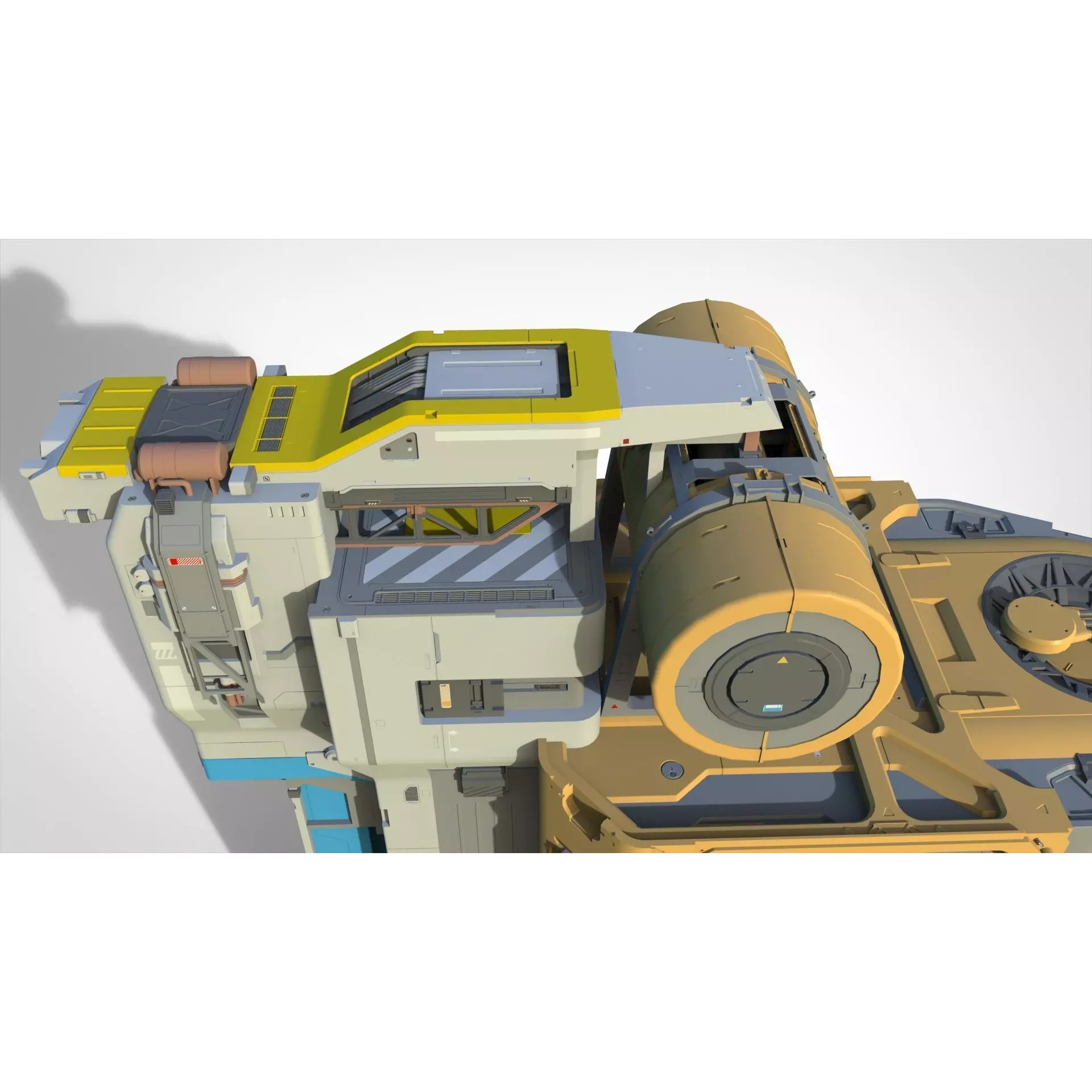 Sci-fi Architecture - Game-Ready 3D Model - View 18