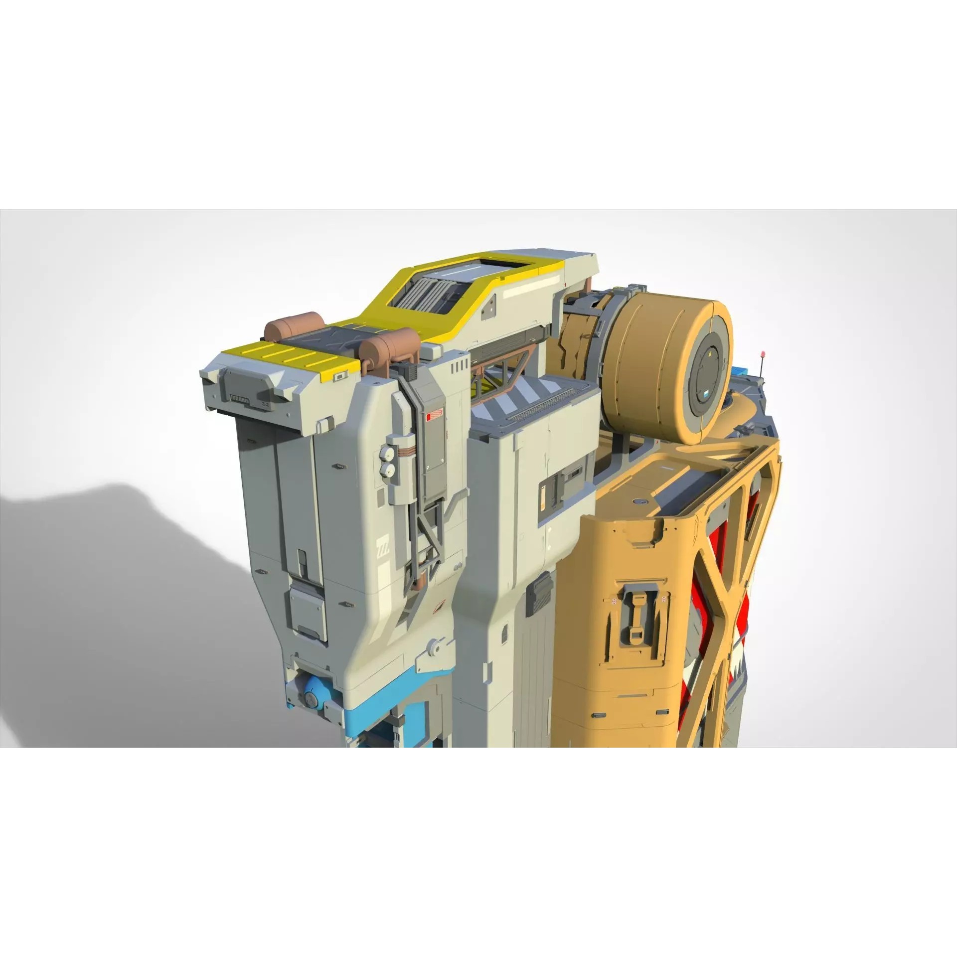 Sci-fi Architecture - Game-Ready 3D Model - View 19