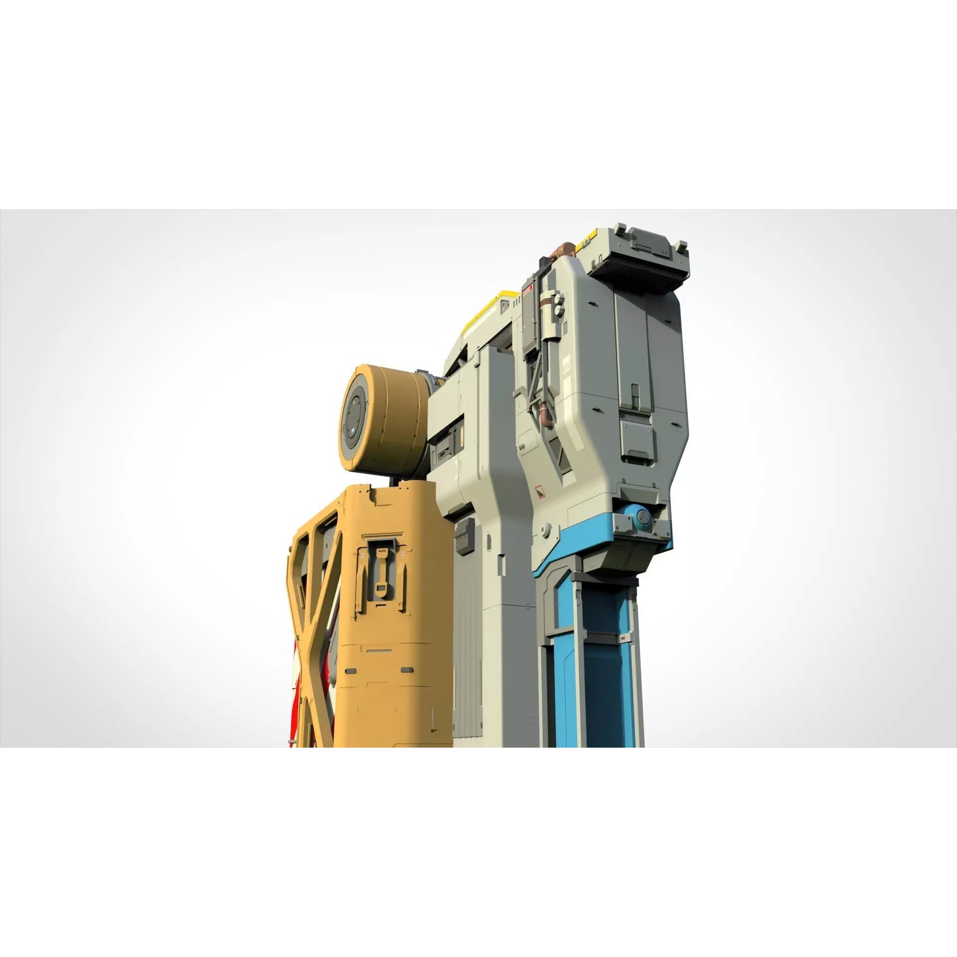 Sci-fi Architecture - Game-Ready 3D Model - View 20