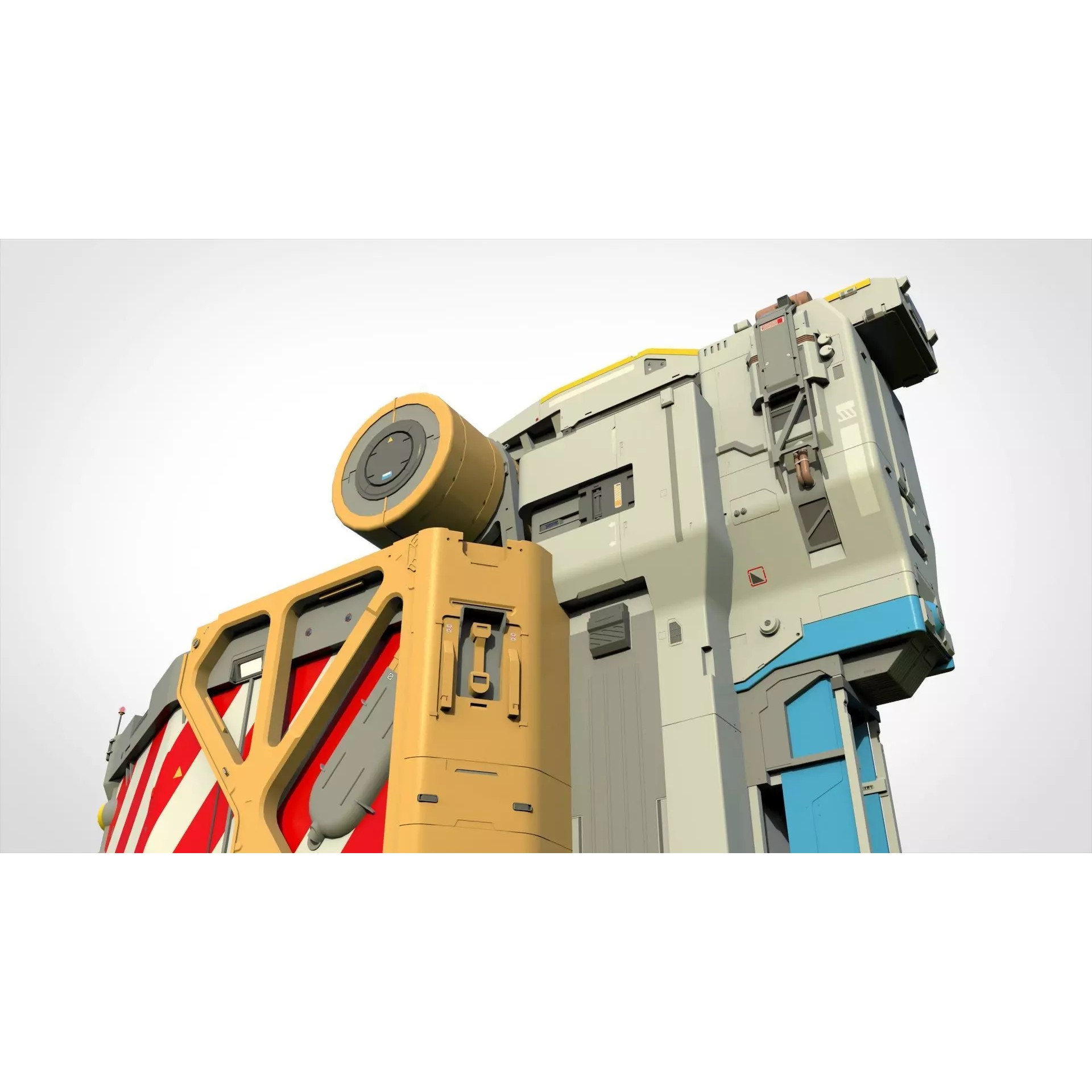 Sci-fi Architecture - Game-Ready 3D Model - View 21