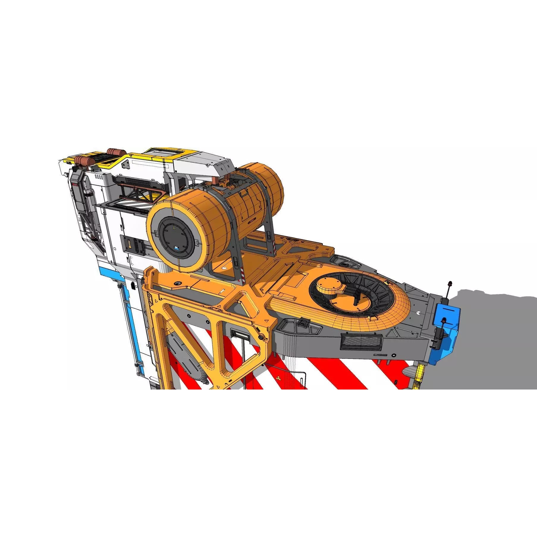 Sci-fi Architecture - Game-Ready 3D Model - View 30