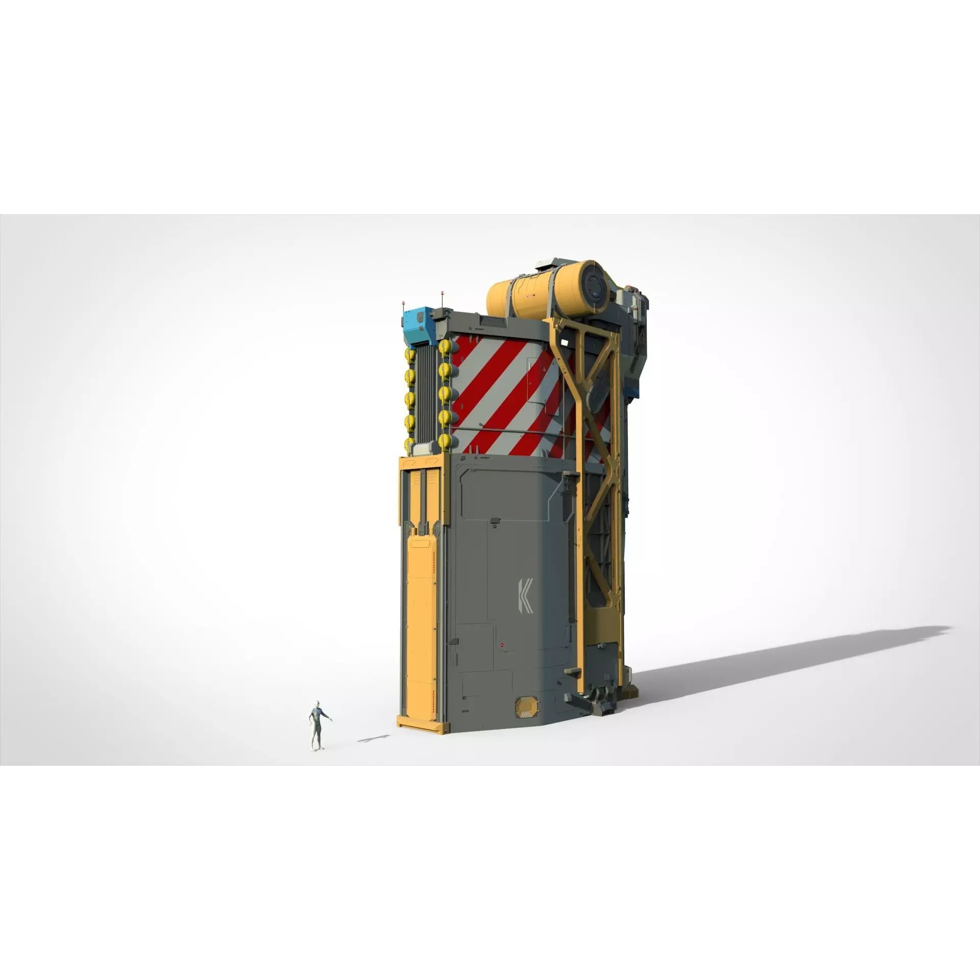 Sci-fi Architecture - Game-Ready 3D Model - View 5