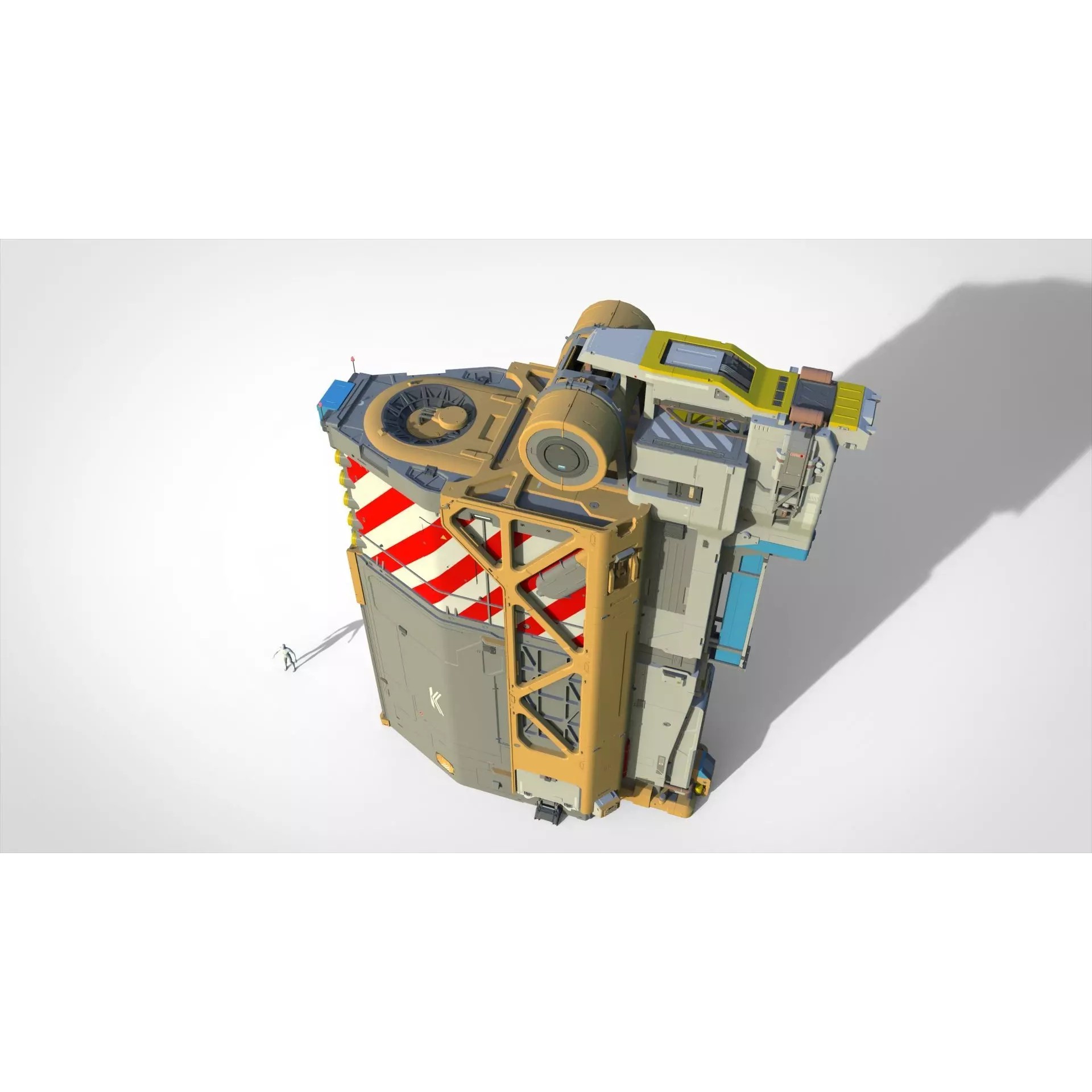 Sci-fi Architecture - Game-Ready 3D Model - View 8