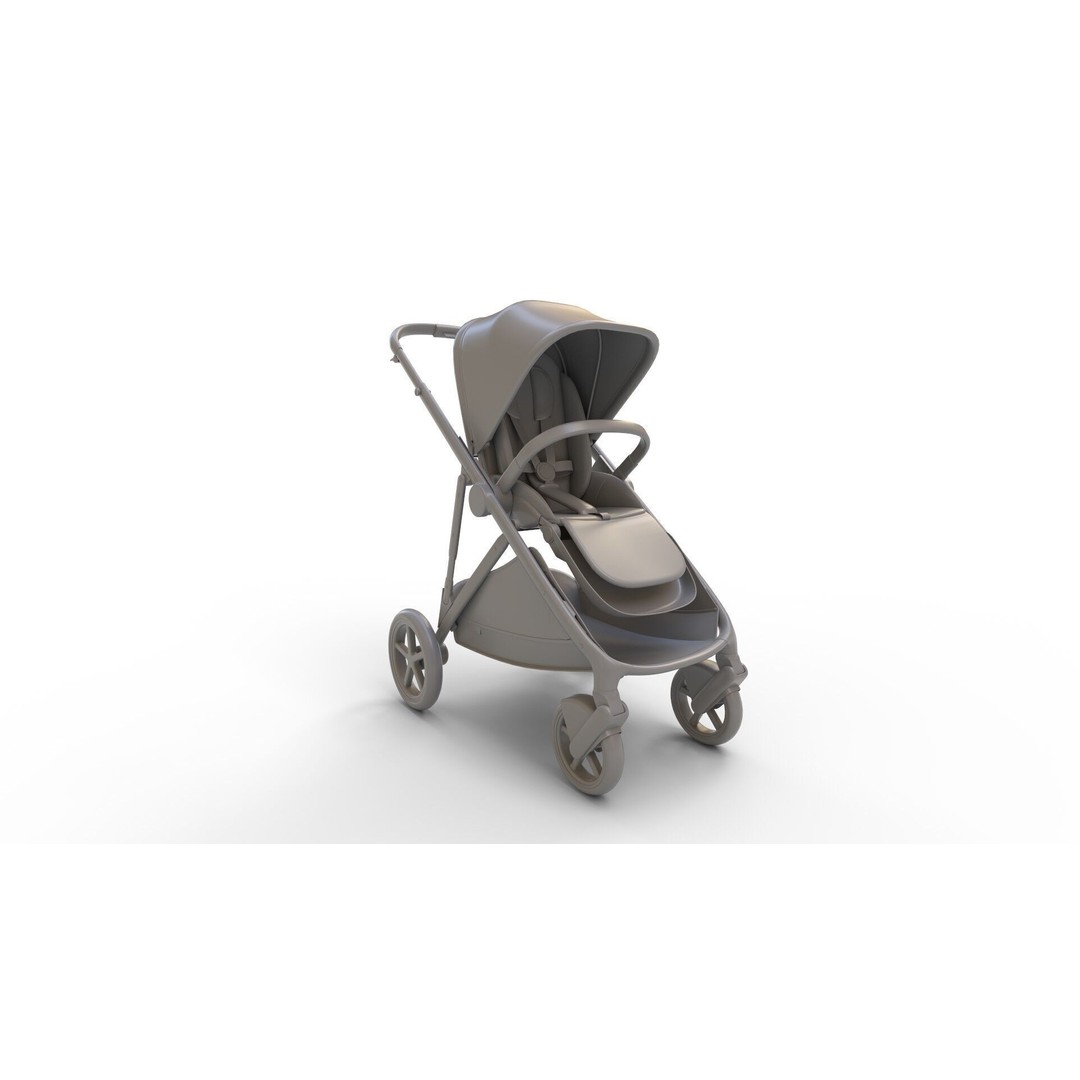 Toddler Shopping Basket 3D Model – Realistic PBR Asset, FBX & OBJ - View 3