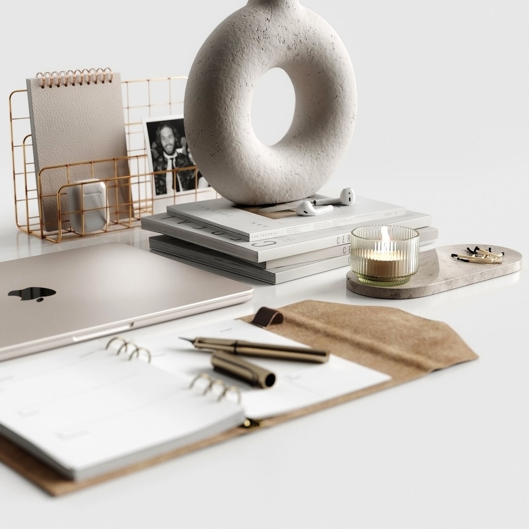 Apple MacBook Air 2022 3D Model – High Detail Office Workspace Asset, FBX - View 5