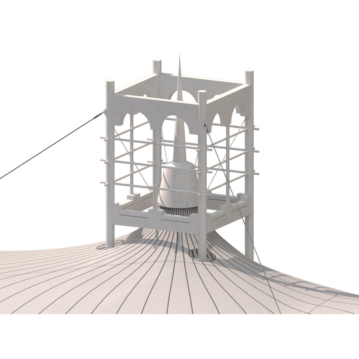 Bahrain International Circuit - Game-Ready 3D Model - View 27