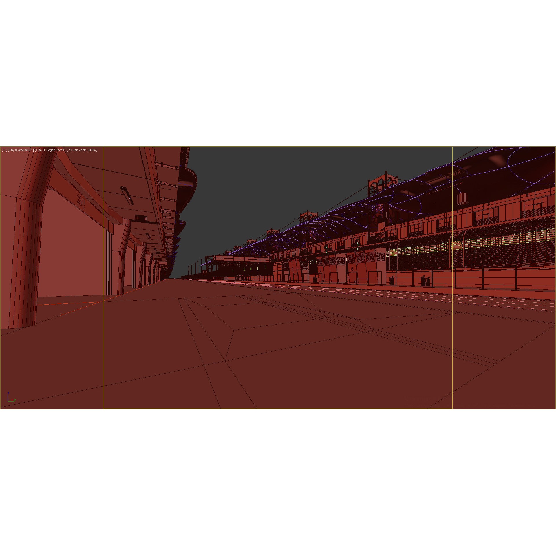 Bahrain International Circuit - Game-Ready 3D Model - View 29