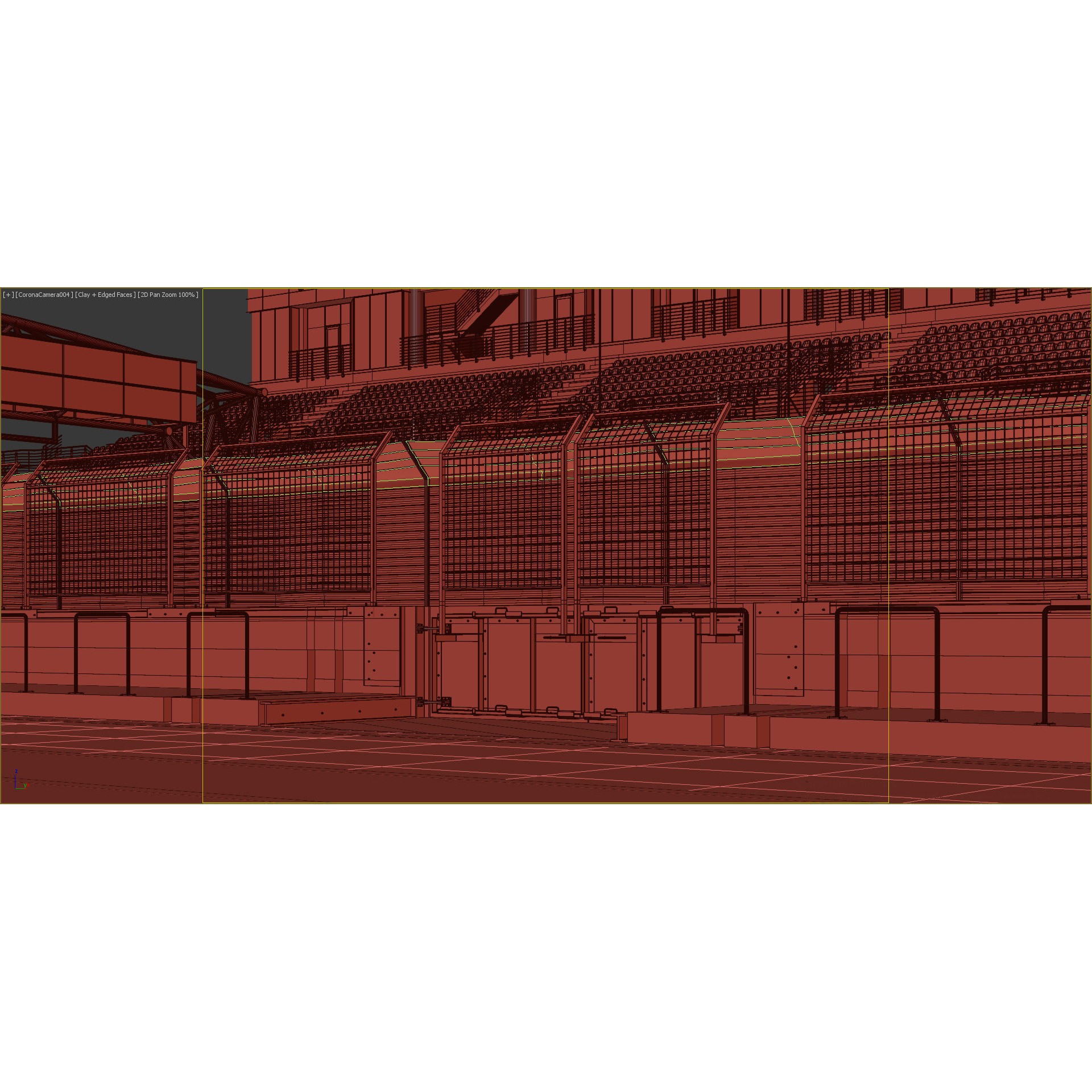 Bahrain International Circuit - Game-Ready 3D Model - View 30
