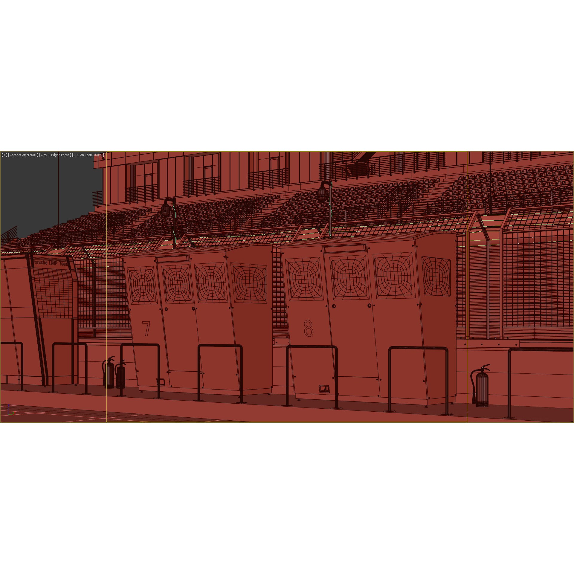 Bahrain International Circuit - Game-Ready 3D Model - View 31