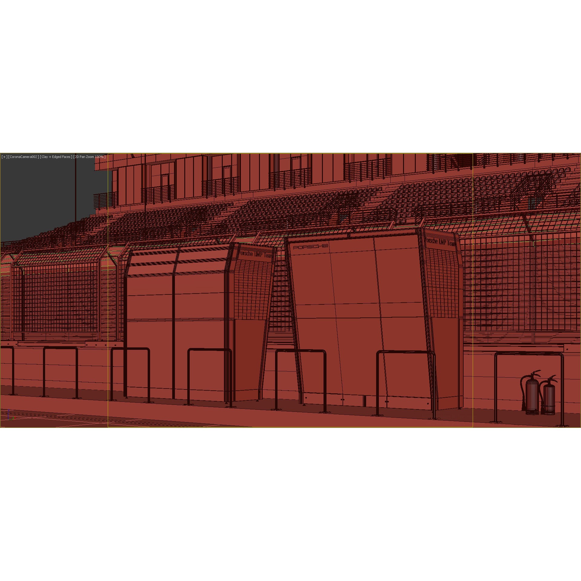 Bahrain International Circuit - Game-Ready 3D Model - View 32