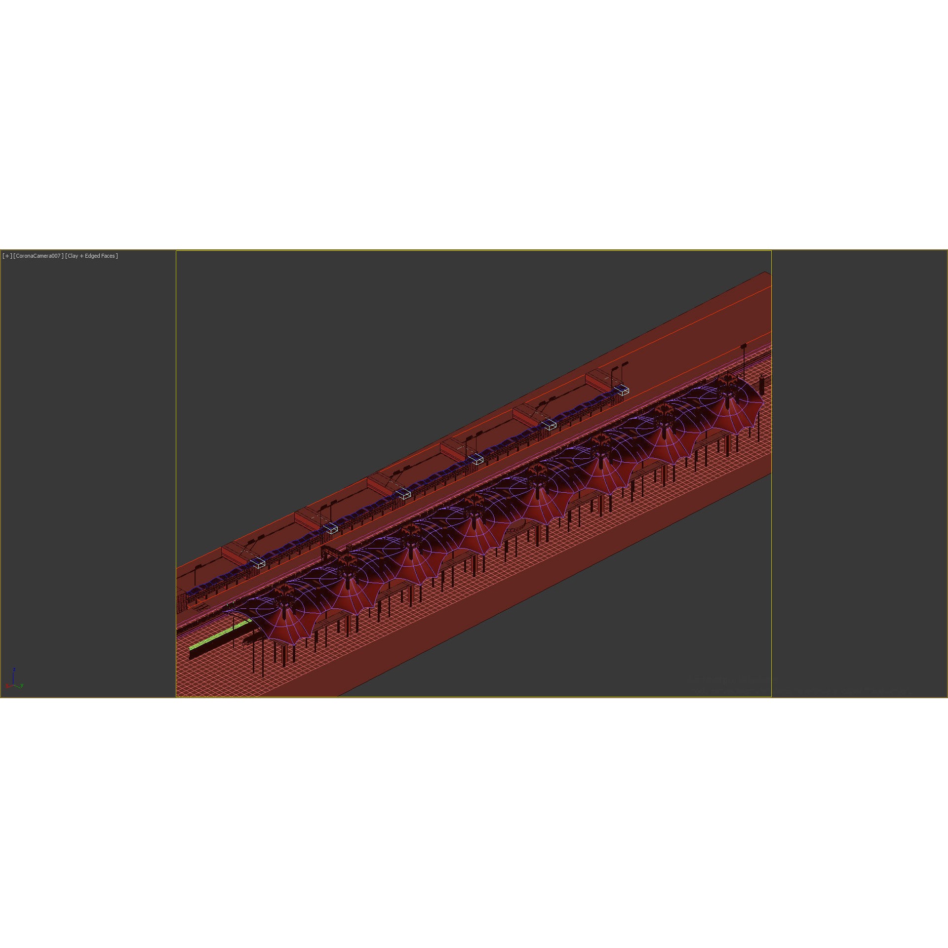 Bahrain International Circuit - Game-Ready 3D Model - View 36
