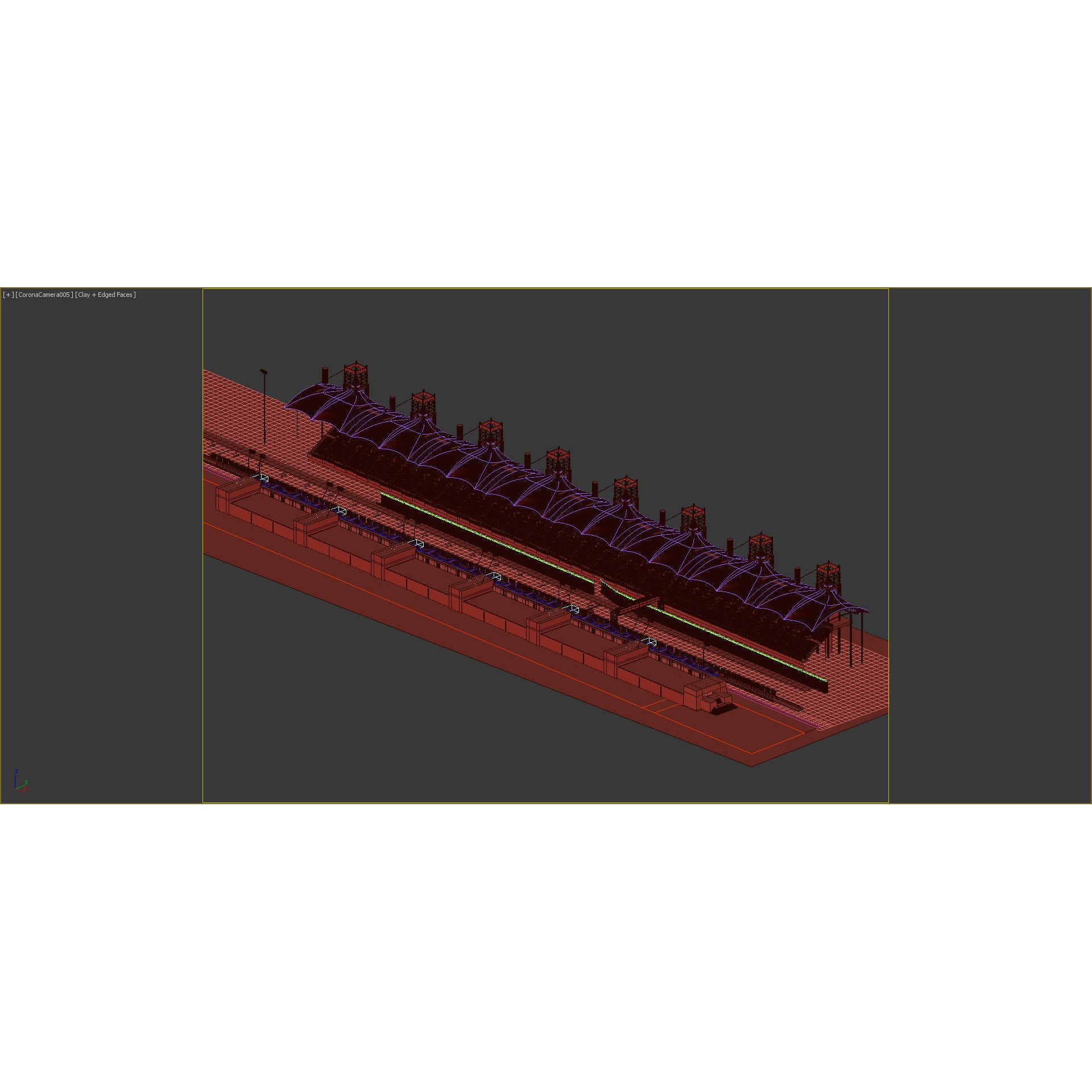 Bahrain International Circuit - Game-Ready 3D Model - View 37