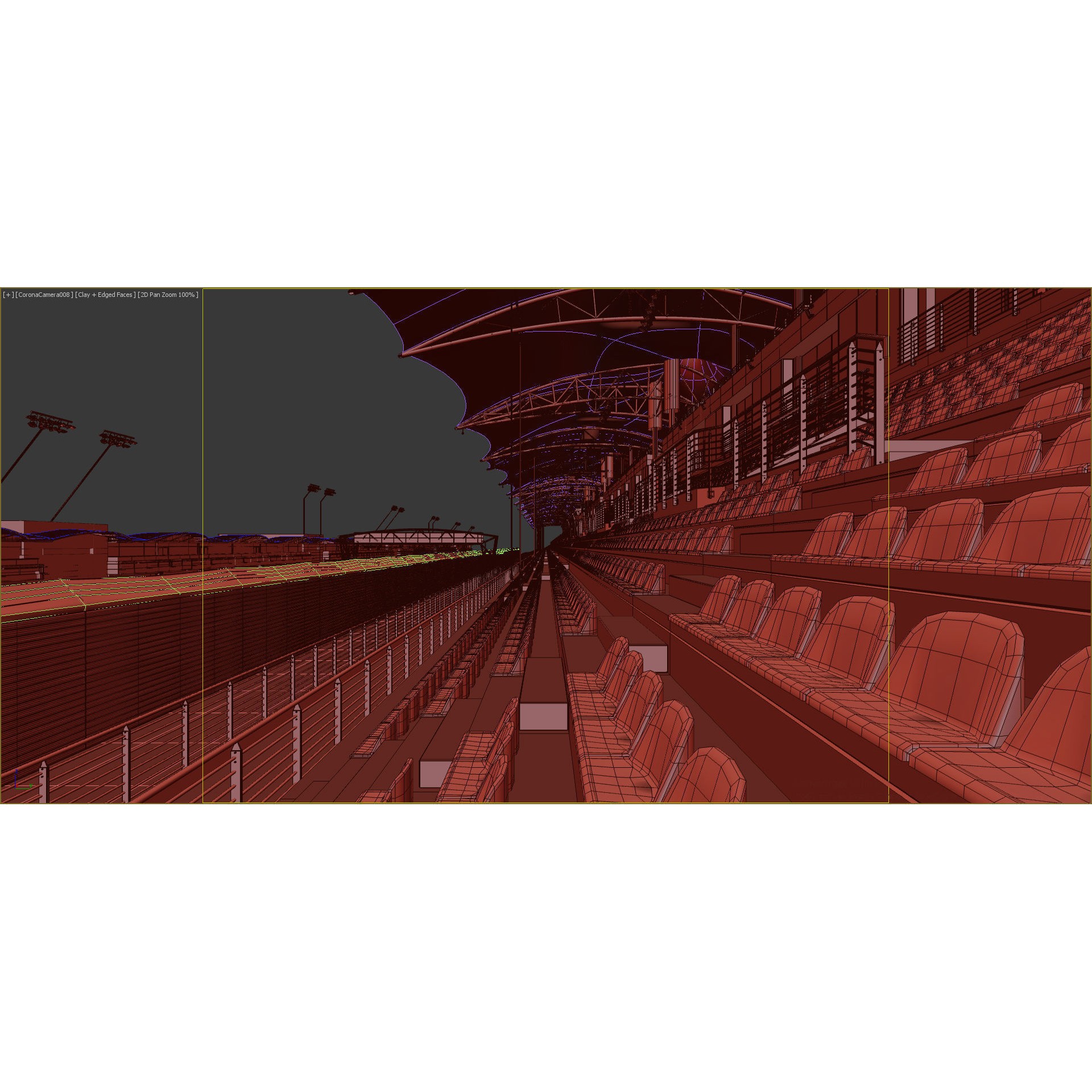 Bahrain International Circuit - Game-Ready 3D Model - View 40