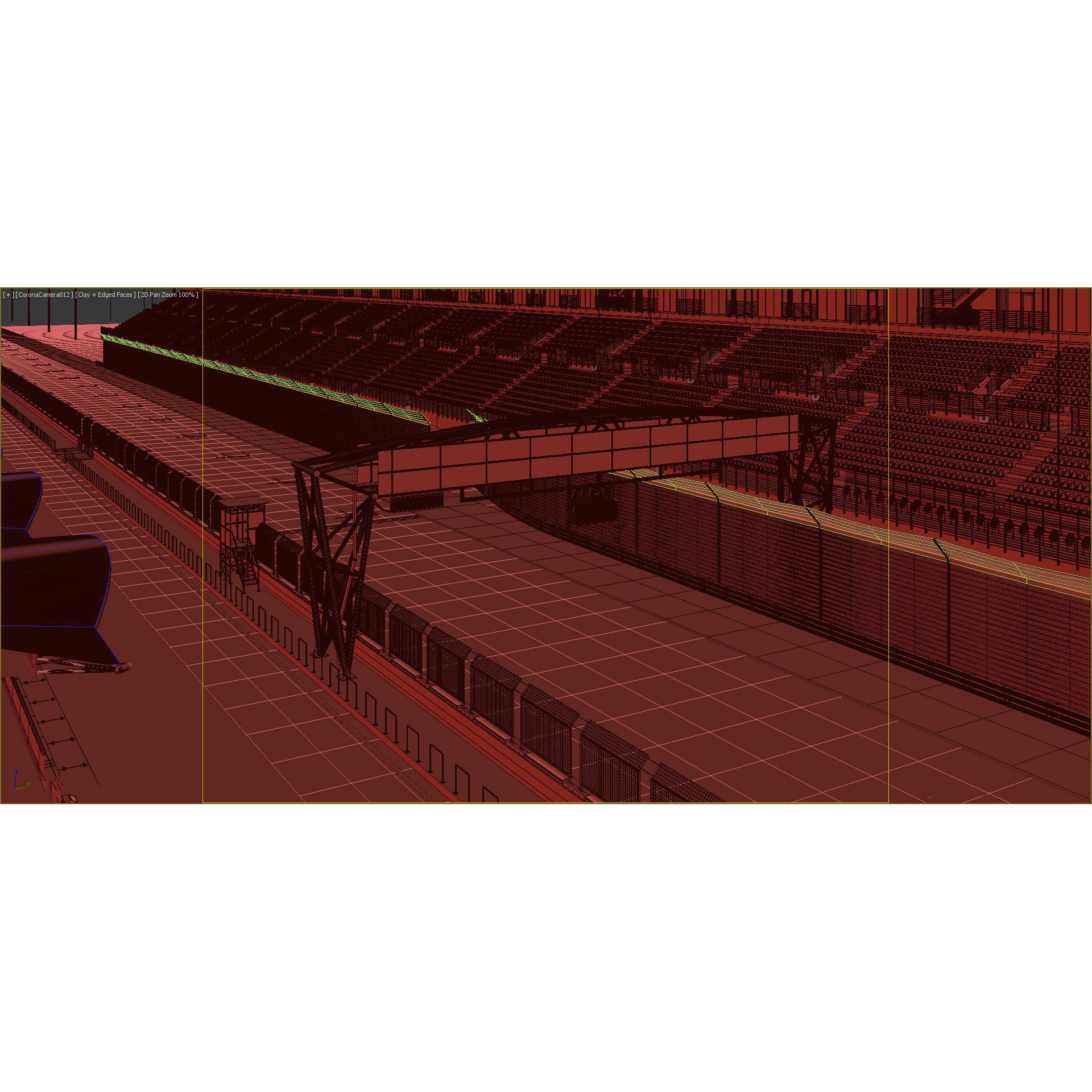Bahrain International Circuit - Game-Ready 3D Model - View 43