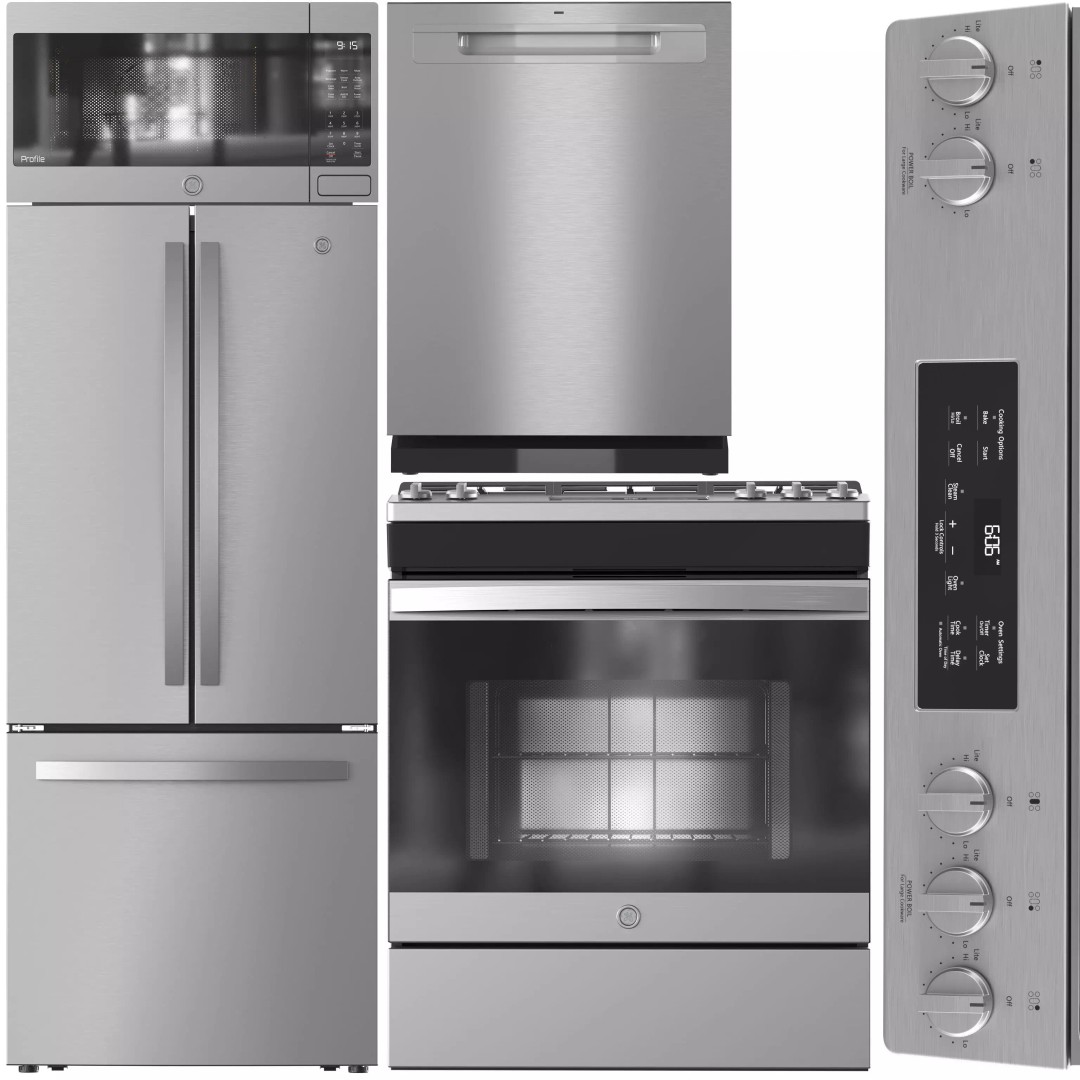 GE Appliance Collection 06 3D Model – High-Resolution Kitchen Assets, OBJ & 3dsMax - View 2