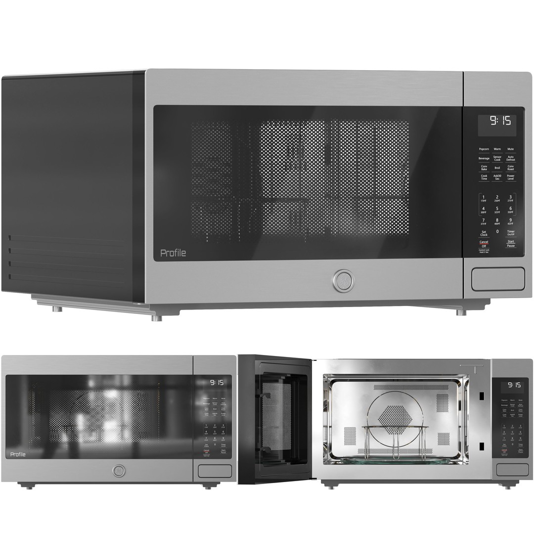 GE Appliance Collection 06 3D Model – High-Resolution Kitchen Assets, OBJ & 3dsMax - View 4