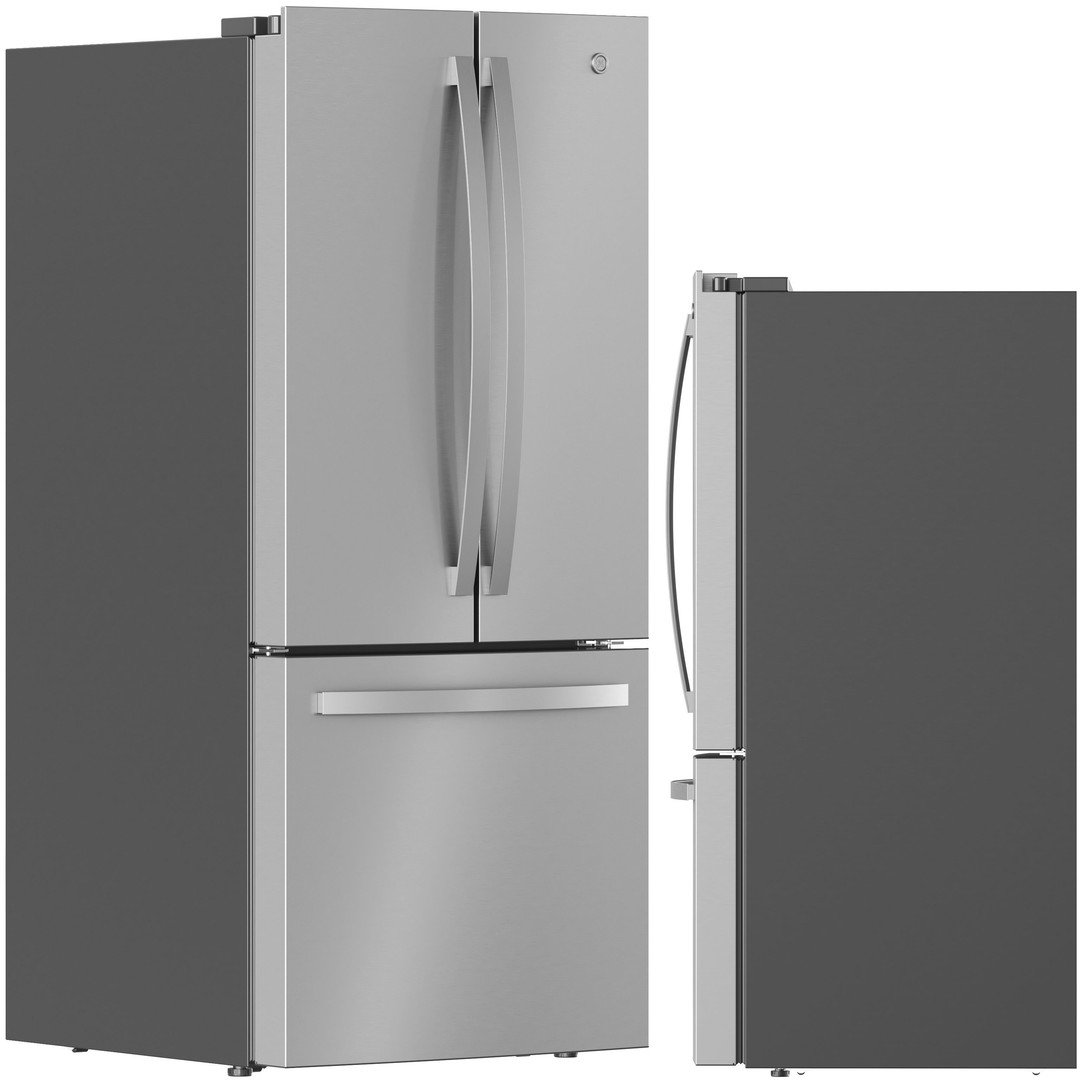 GE Appliance Collection 06 3D Model – High-Resolution Kitchen Assets, OBJ & 3dsMax - View 6