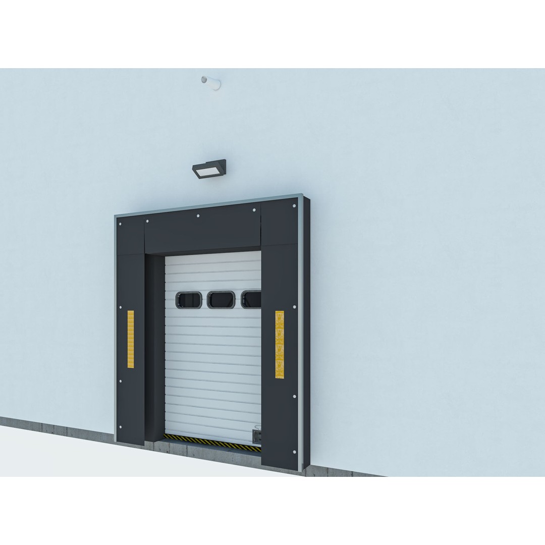 Warehouse 3D Model – High Poly Industrial Building, Cinema4D - View 9