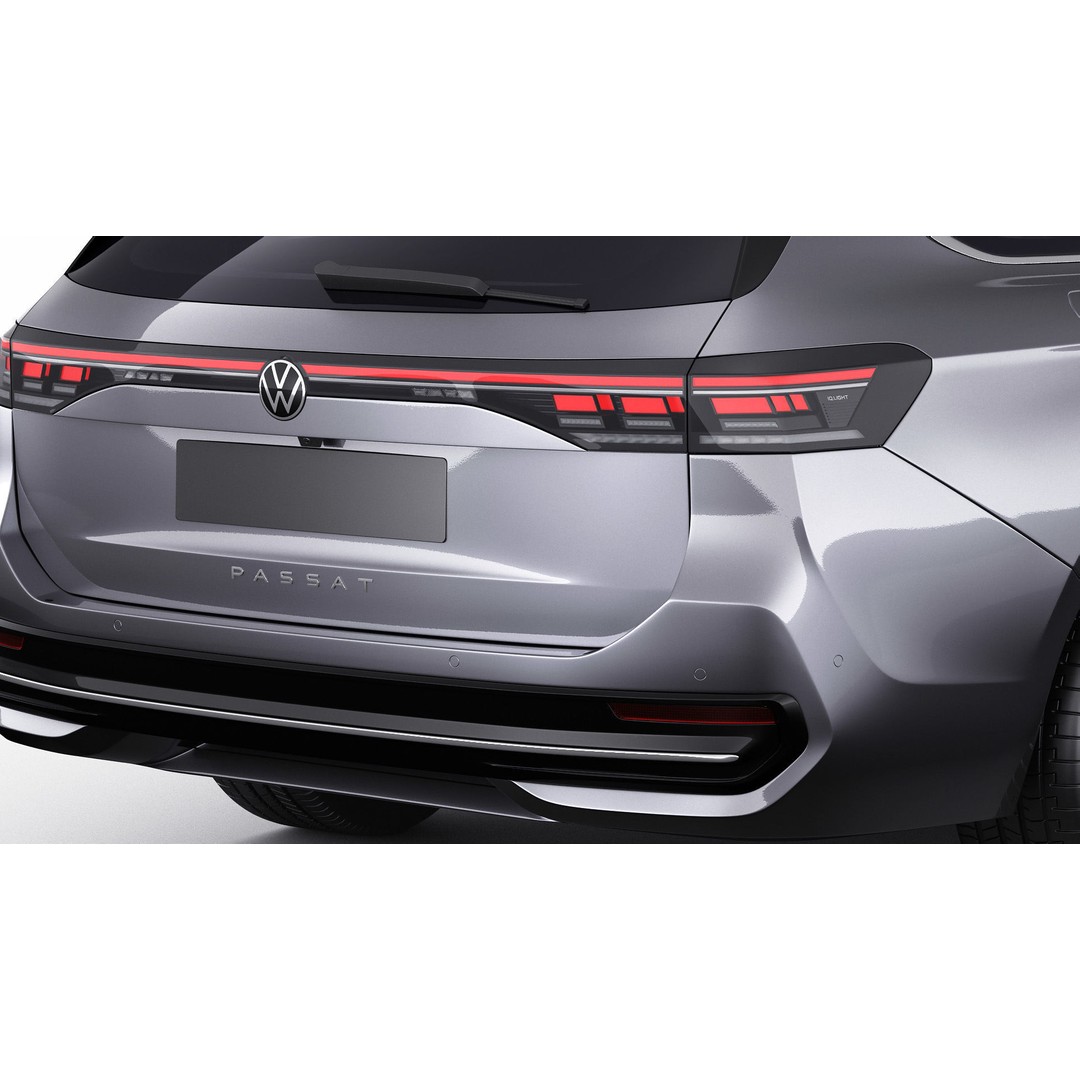 Volkswagen Passat Variant 2024 3D Model – Detailed Game-Ready Asset, FBX, OBJ - View 11