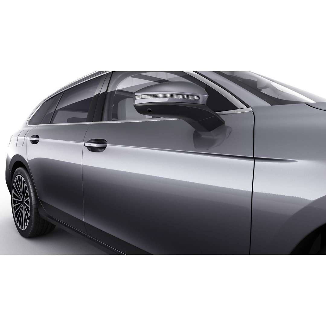 Volkswagen Passat Variant 2024 3D Model – Detailed Game-Ready Asset, FBX, OBJ - View 18