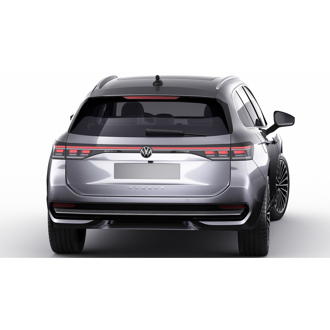 Volkswagen Passat Variant 2024 3D Model – Detailed Game-Ready Asset, FBX, OBJ - View 20