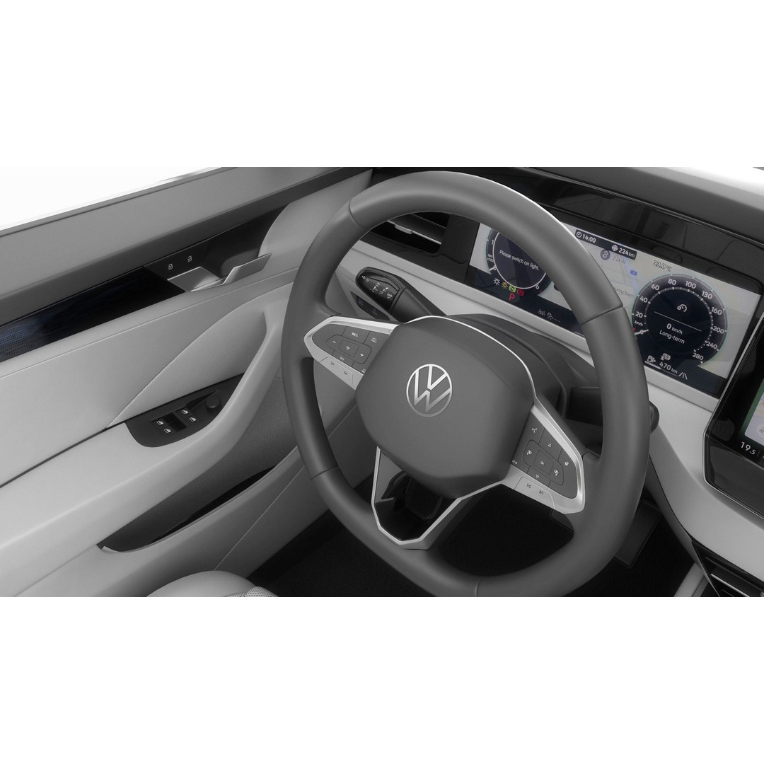 Volkswagen Passat Variant 2024 3D Model – Detailed Game-Ready Asset, FBX, OBJ - View 26