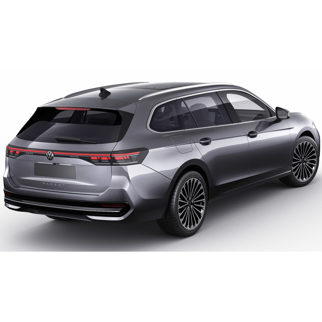 Volkswagen Passat Variant 2024 3D Model – Detailed Game-Ready Asset, FBX, OBJ - View 5
