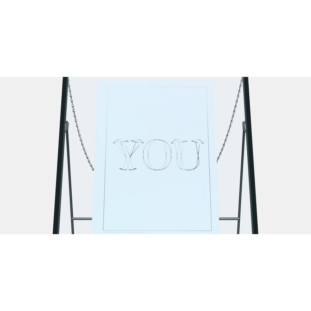 LERBODA Frame 3D Model – Stylish Wall Art Display, FBX - View 12
