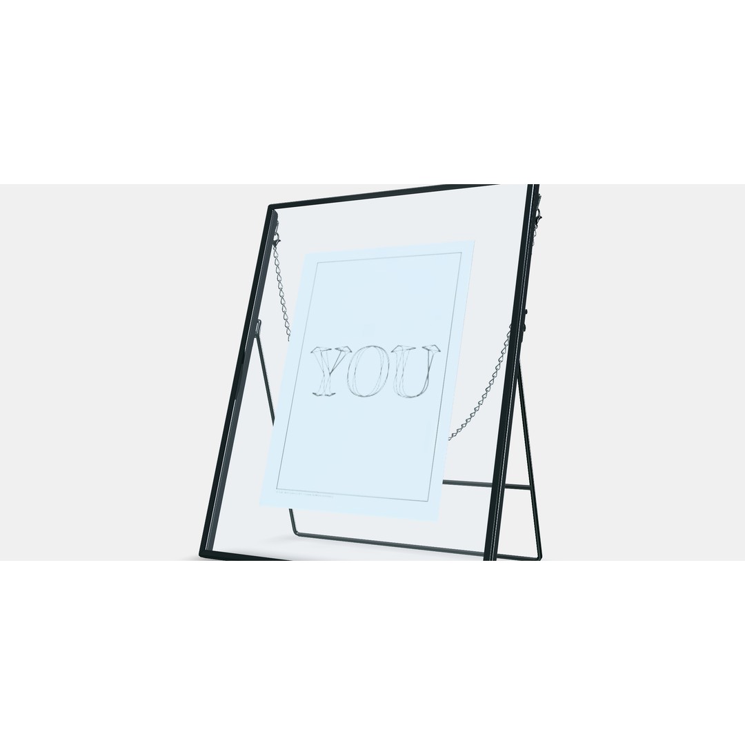 LERBODA Frame 3D Model – Stylish Wall Art Display, FBX - View 14