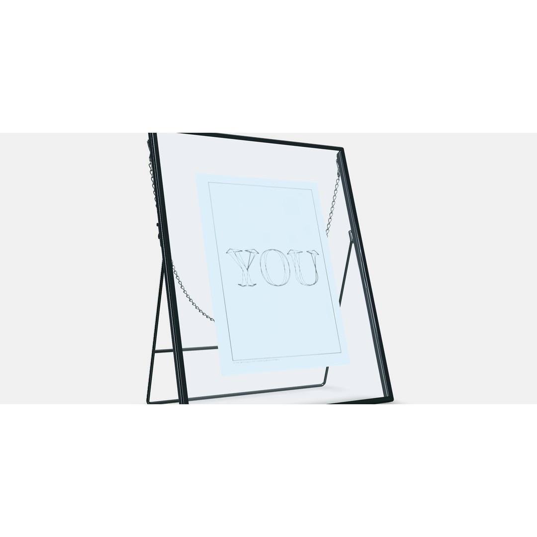 LERBODA Frame 3D Model – Stylish Wall Art Display, FBX - View 9