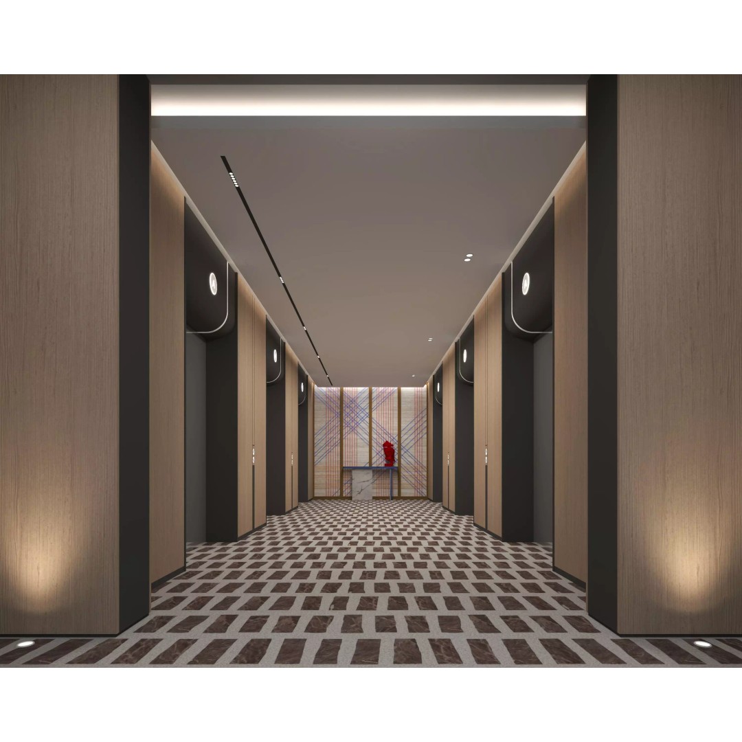 Elevator Room 3D Model – Low Poly Interior Asset, FBX, OBJ - View 2