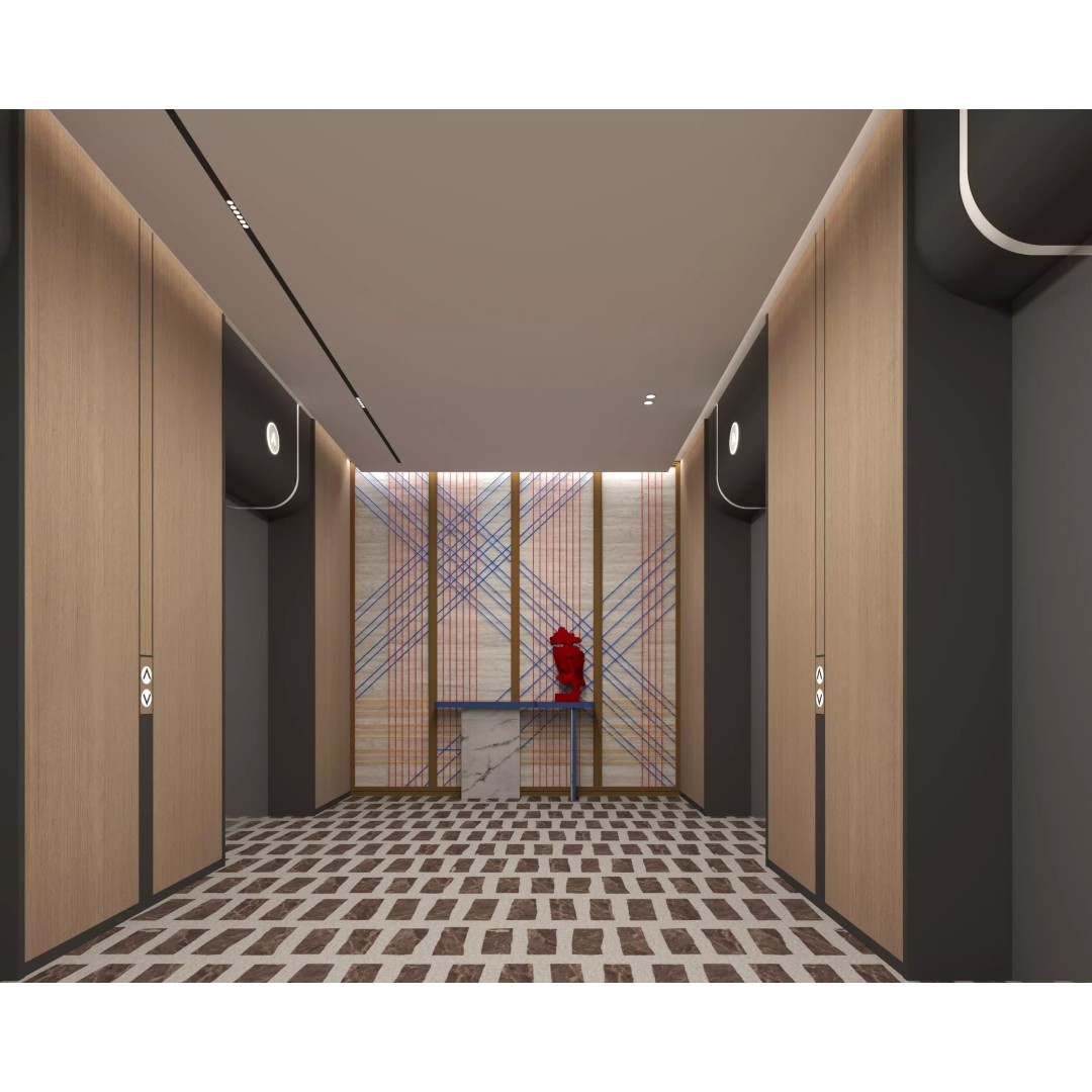 Elevator Room 3D Model – Low Poly Interior Asset, FBX, OBJ - View 3