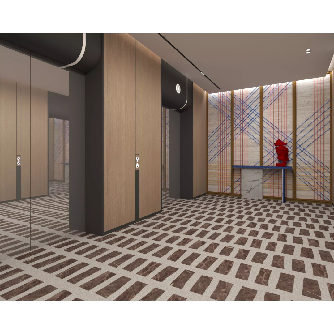 Elevator Room 3D Model – Low Poly Interior Asset, FBX, OBJ - View 5