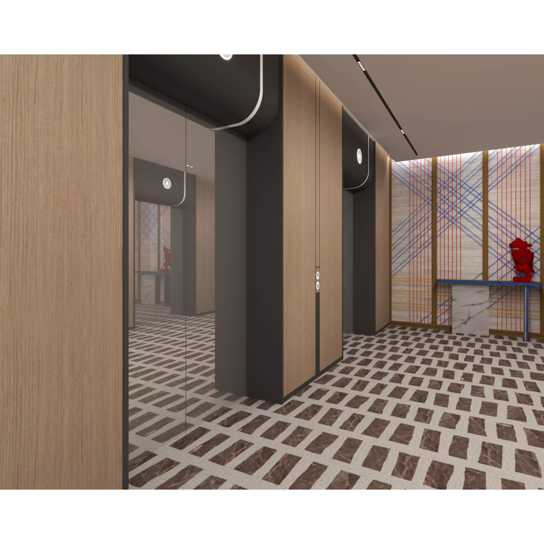 Elevator Room 3D Model – Low Poly Interior Asset, FBX, OBJ - View 6