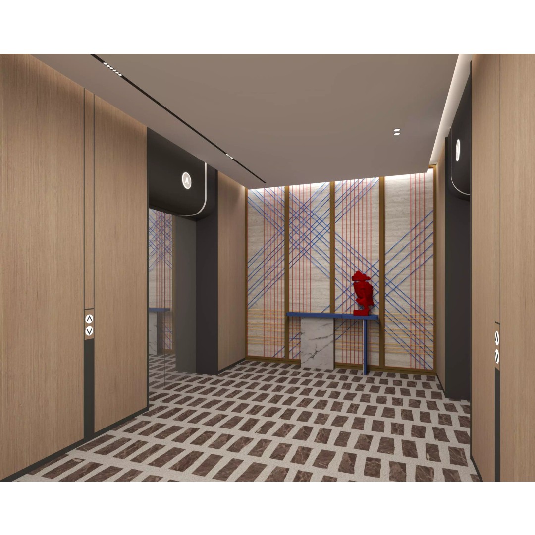 Elevator Room 3D Model – Low Poly Interior Asset, FBX, OBJ - View 8