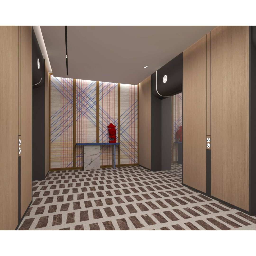 Elevator Room 3D Model – Low Poly Interior Asset, FBX, OBJ - View 9