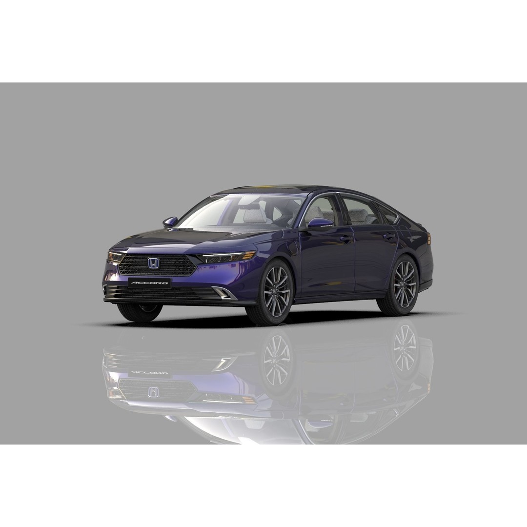 Honda Accord 2023 3D Model – High Poly Interior, FBX, OBJ, Blender - View 10