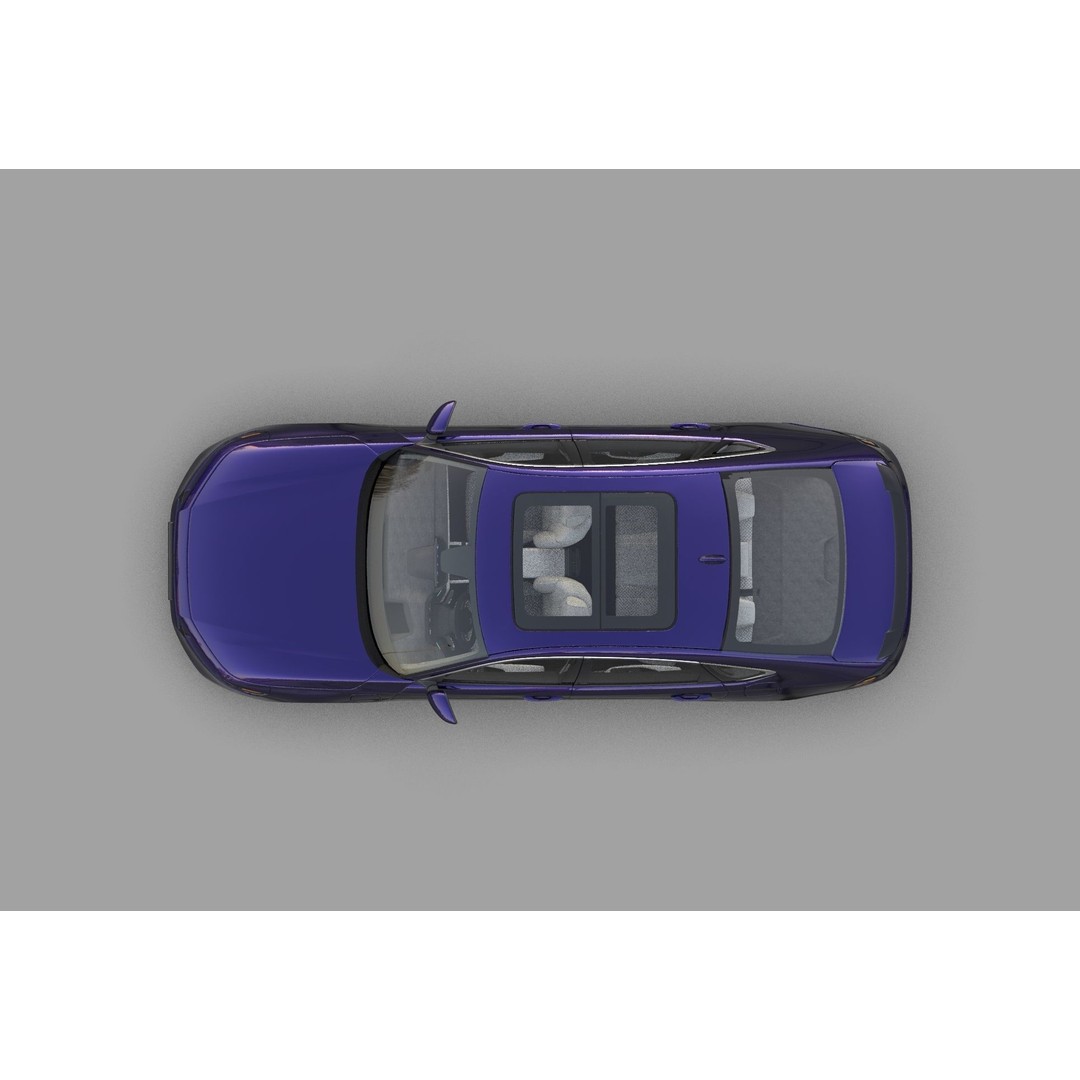 Honda Accord 2023 3D Model – High Poly Interior, FBX, OBJ, Blender - View 11