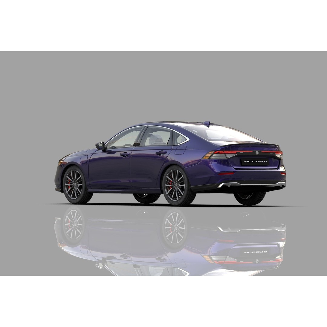 Honda Accord 2023 3D Model – High Poly Interior, FBX, OBJ, Blender - View 12