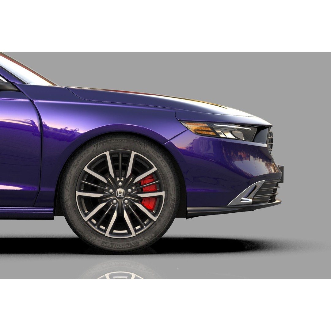 Honda Accord 2023 3D Model – High Poly Interior, FBX, OBJ, Blender - View 14