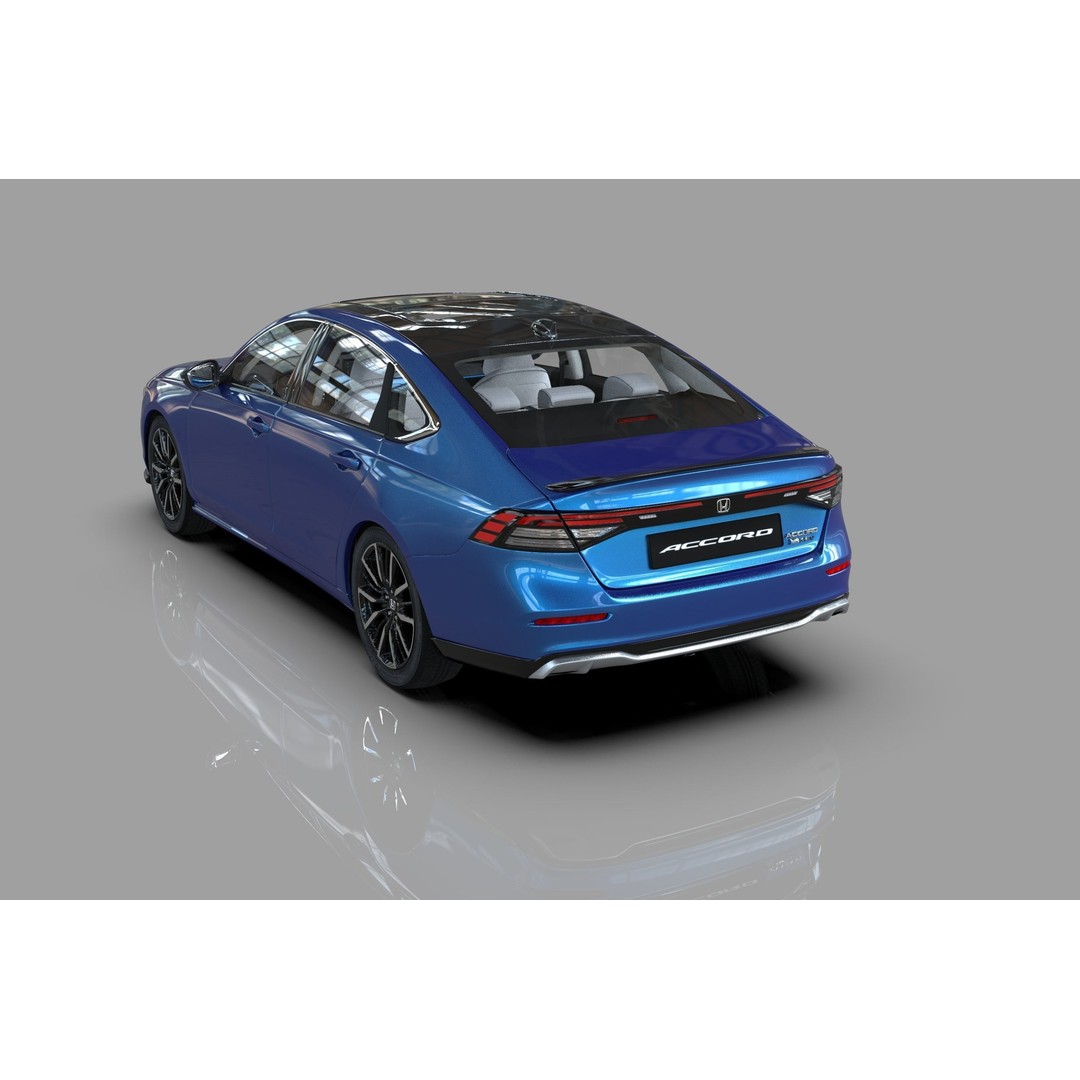 Honda Accord 2023 3D Model – High Poly Interior, FBX, OBJ, Blender - View 22
