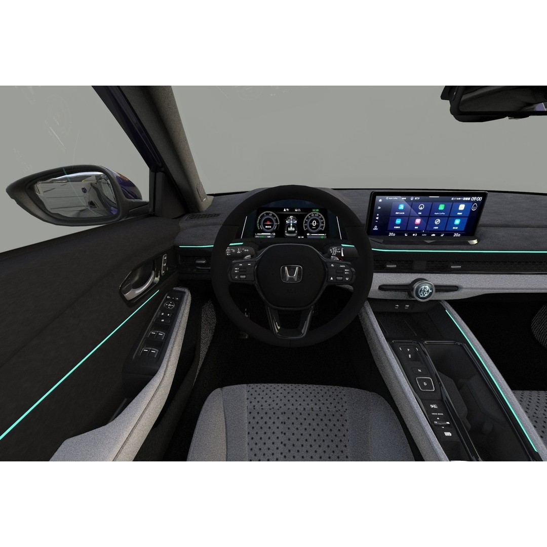 Honda Accord 2023 3D Model – High Poly Interior, FBX, OBJ, Blender - View 32