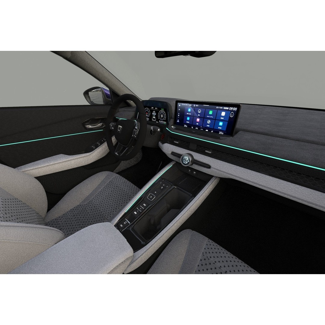 Honda Accord 2023 3D Model – High Poly Interior, FBX, OBJ, Blender - View 33