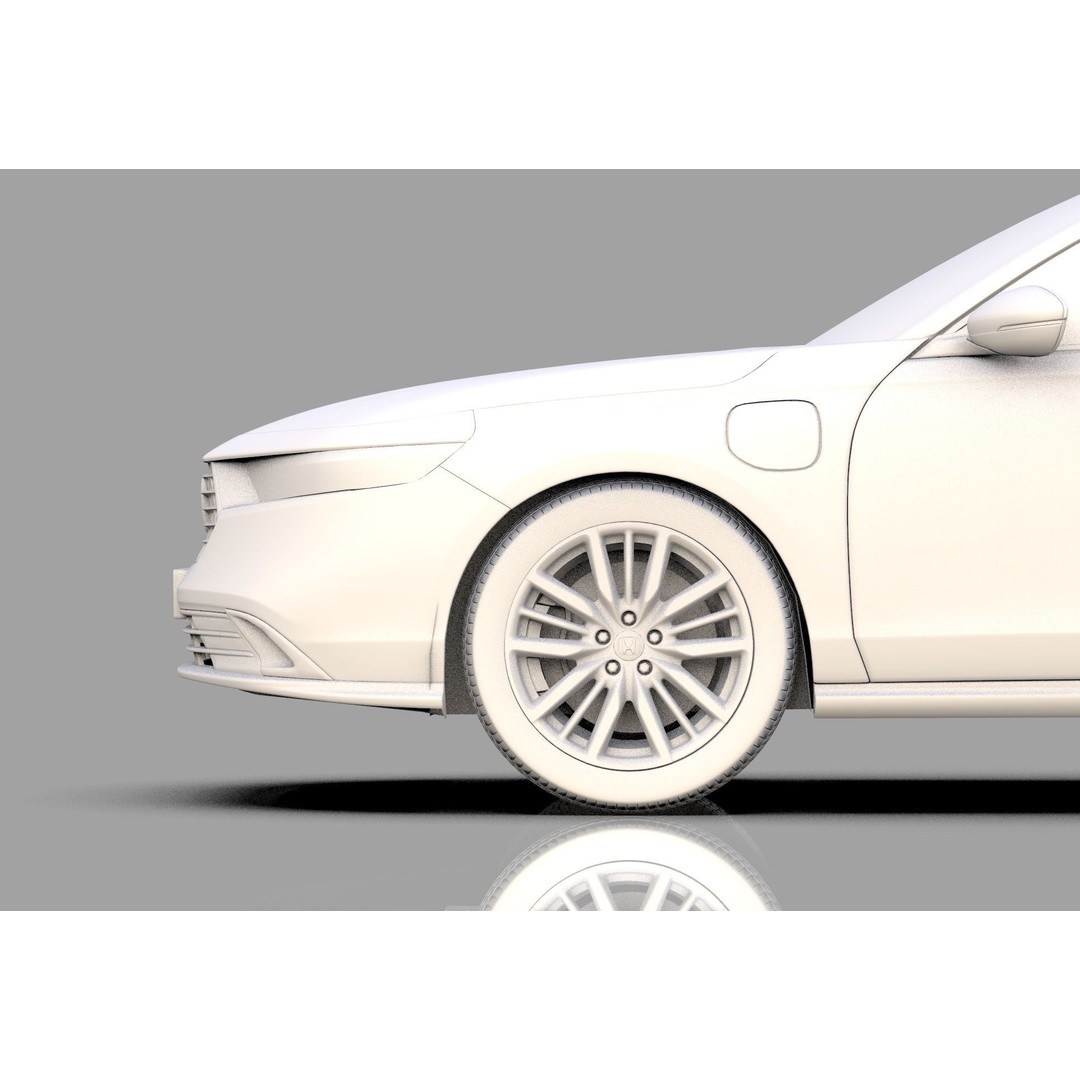 Honda Accord 2023 3D Model – High Poly Interior, FBX, OBJ, Blender - View 42